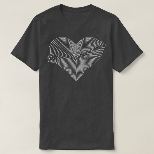 Herzliniendesign 1 T-Shirt (Design vorne)