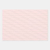 Herzlink zur Misty Rose Wedding Verlobung Geschenkpapier Set (Vorderseite 3)