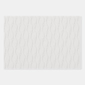Herzlink zur White Lilac Wedding Verlobung Geschenkpapier Set (Vorderseite)