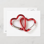 Herzlinks Postkarte (Vorne/Hinten)