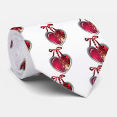 Herzlocket Krawatte (Gerollt)