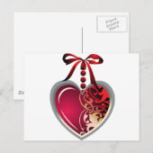 Herzlocket Postkarte (Vorne/Hinten)