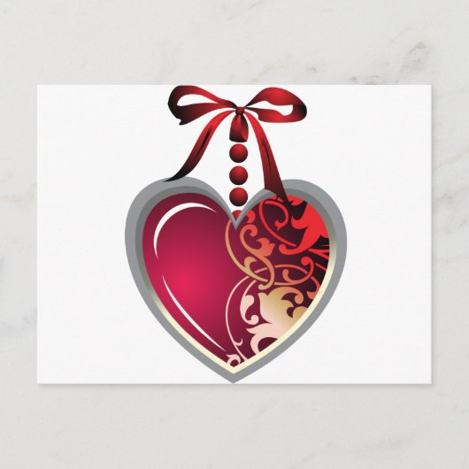 Herzlocket Postkarte (Vorderseite)