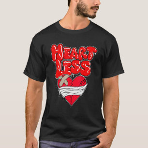 Herzlos gebrochen Keine Liebe Retro Hip Hop 1 T-Shirt