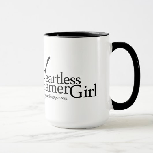 Herzlose Gamer-Mädchen-Logo-Tasse Tasse (Rechts)
