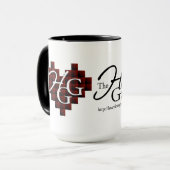 Herzlose Gamer-Mädchen-Logo-Tasse Tasse (Vorderseite Links)