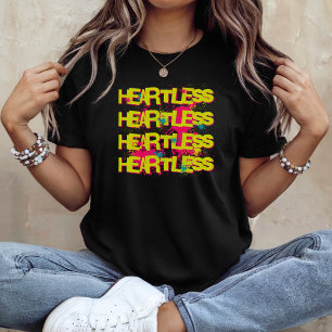 Herzloser Urbaner Graffiti Grunge T-Shirt