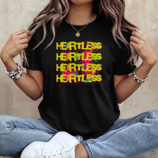 Herzloser Urbaner Graffiti Grunge T-Shirt