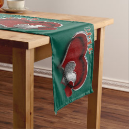 Herzmagic Green Table Runner Haushaltswäsche Großer Tischläufer