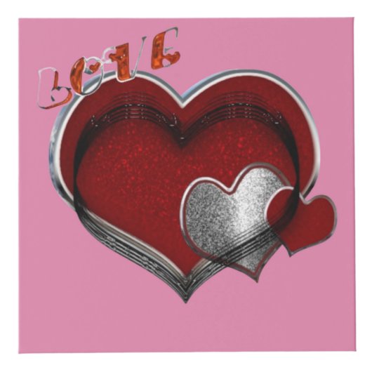 Herzmagic Pink Foto Cube Würfel (Rechts)