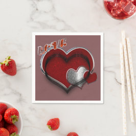 Herzmagic Rust Napkin Standard Cocktail Serviette