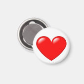 Herzmagnet Magnet (Vorderseite/Rückseite)