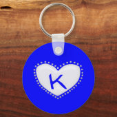 Herzmonogramm Schlüsselanhänger (Vorderseite)