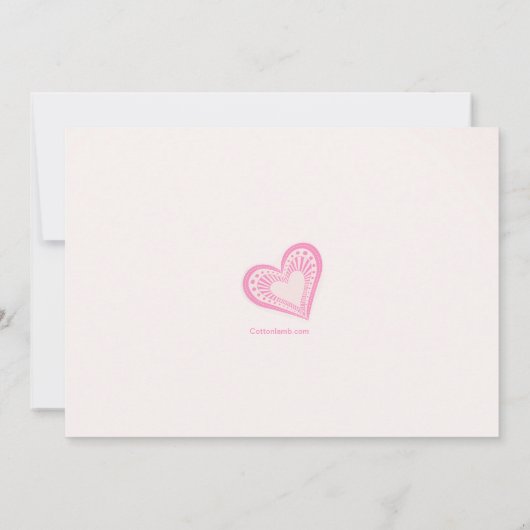 Herzmontage - Einladung (Rückseite)