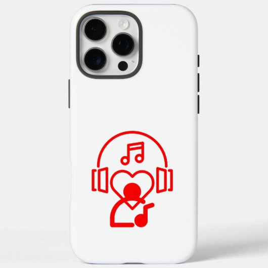 Herzmusik Case-Mate iPhone Hülle (Rückseite)