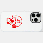 Herzmusik Case-Mate iPhone Hülle (Rückseite (Horizontal))