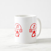 Herzmusik Kaffeetasse (VorderseiteRechts)