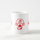 Herzmusik Kaffeetasse (Mittel)
