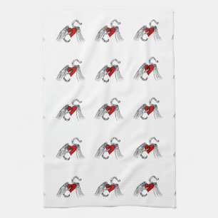 Herzmusik Küchentuch