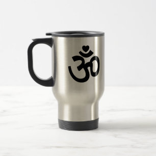 Herzmuskelzeichen - Yoga Travel Mug Reisebecher