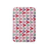 Herzmuster 1 badematte (Vorderseite Vertikal)