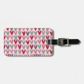 Herzmuster 1 gepäckanhänger (Vorderseite horizontal)
