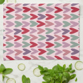 Herzmuster 1 geschirrtuch (Gefaltet)