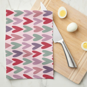 Herzmuster 1 geschirrtuch