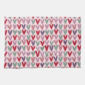 Herzmuster 1 geschirrtuch (Horizontal)