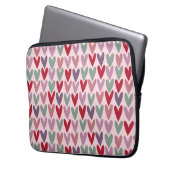 Herzmuster 1 laptopschutzhülle (Vorderseite Links)