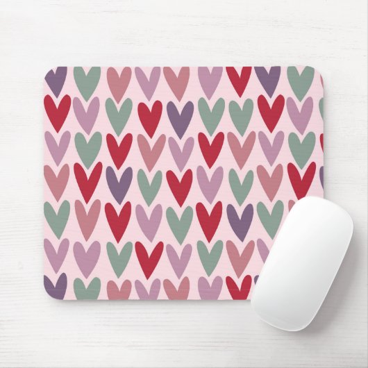Herzmuster 1 mousepad (Mit Mouse)
