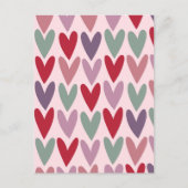 Herzmuster 1 postkarte (Vorderseite)