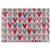 Herzmuster 1 schneidebrett (Vorderseite)
