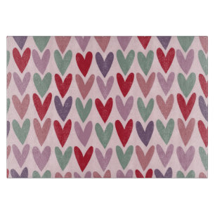 Herzmuster 1 schneidebrett