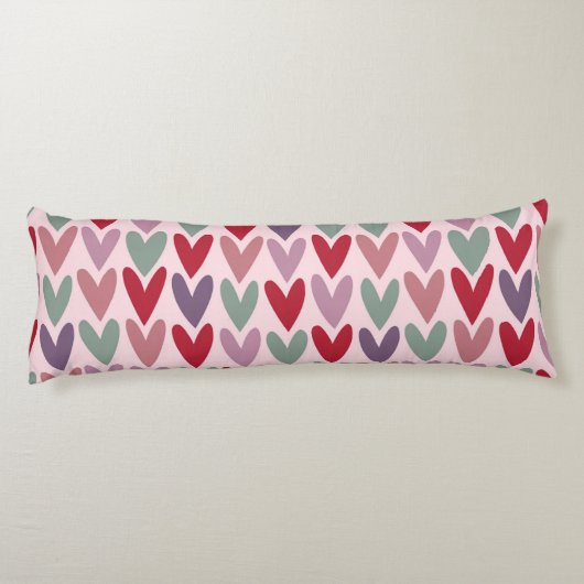 Herzmuster 1 seitenschläferkissen (Rückseite)