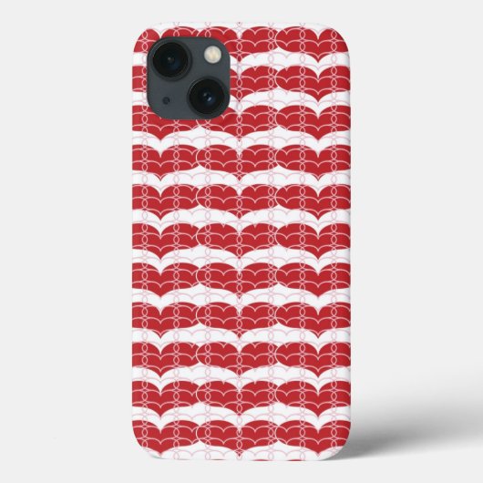 Herzmuster 2 Case-Mate iPhone hülle (Rückseite)