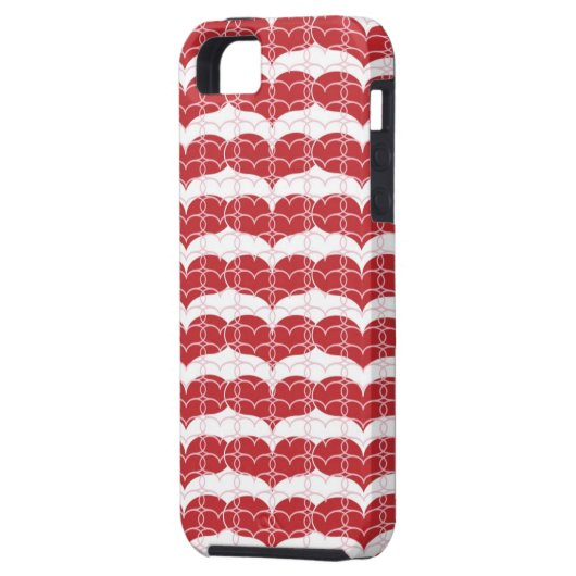 Herzmuster 2 Case-Mate iPhone hülle (Rückseite Links)