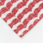 Herzmuster 2 fleecedecke (Ecke)