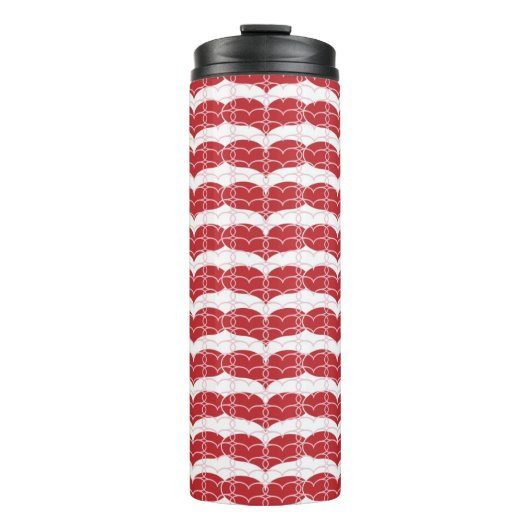 Herzmuster 2 thermosbecher (Vorderseite)