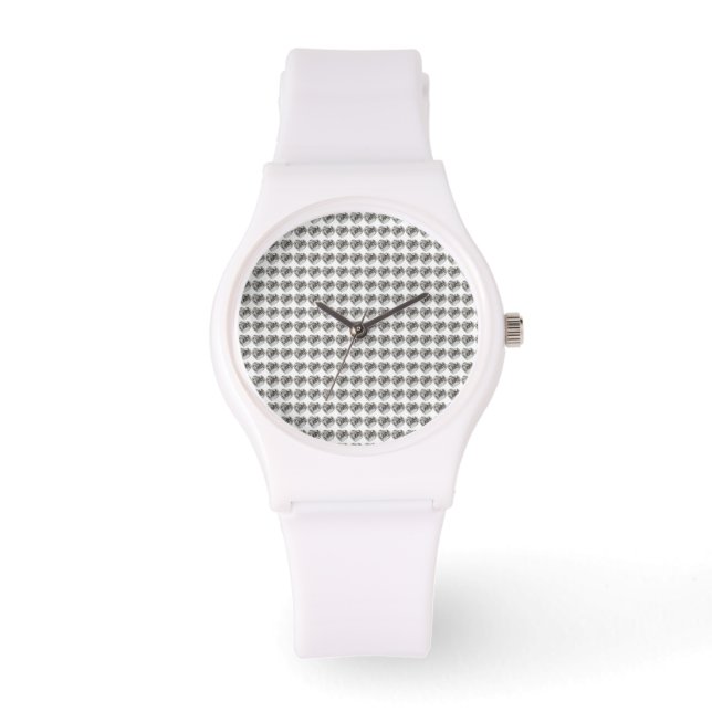 Herzmuster Armbanduhr (Vorderseite)