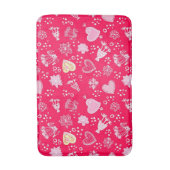 Herzmuster Badematte (Vorderseite Vertikal)