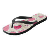Herzmuster Badesandalen (Schrägansicht)