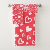 Herzmuster Badhandtuch Set (Insitu)