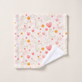 Herzmuster Bath Badhandtuch Set (Waschlappen)