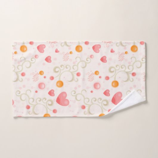 Herzmuster Bath Badhandtuch Set (Handtuch)