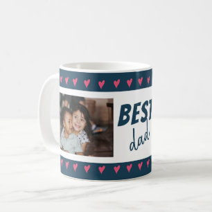 Herzmuster Bester Vater 2 Foto Kaffeetasse