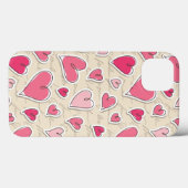 Herzmuster Case-Mate iPhone Hülle (Rückseite (Horizontal))