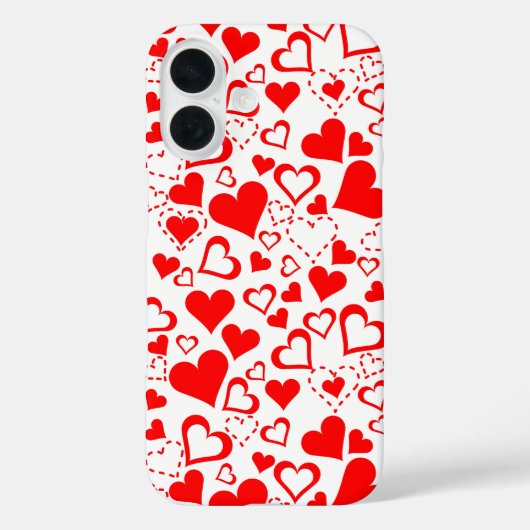 Herzmuster Case-Mate iPhone Hülle (Rückseite)