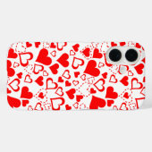 Herzmuster Case-Mate iPhone Hülle (Rückseite (Horizontal))