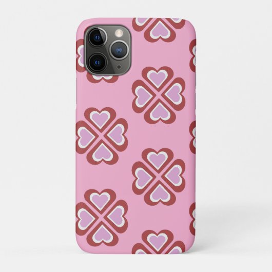 Herzmuster Case-Mate iPhone Hülle (Rückseite)